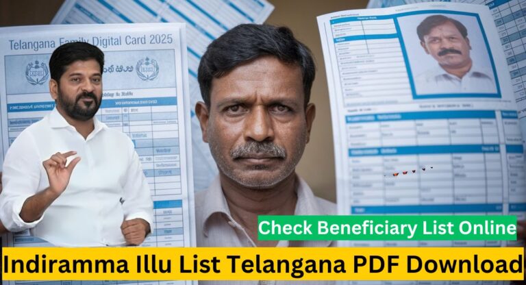 Indiramma Illu List Telangana PDF Download