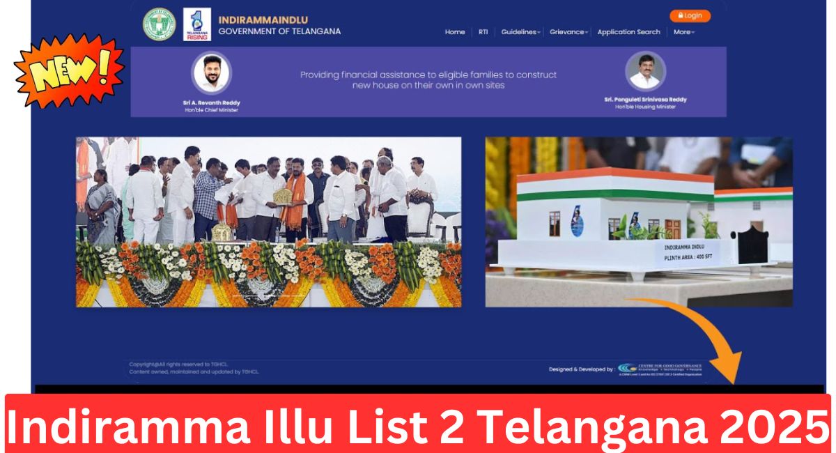 Indiramma Illu List 2 Telangana 2025